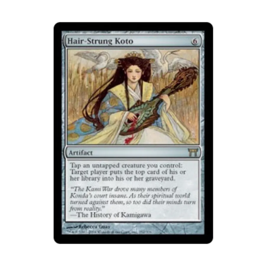 CCG Кото с натянутыми волосами (клавиша R), MTG - Champions of Kamigawa
CCG Кото с натянутыми волосами (клавиша R), MTG - Champions of Kamigawa