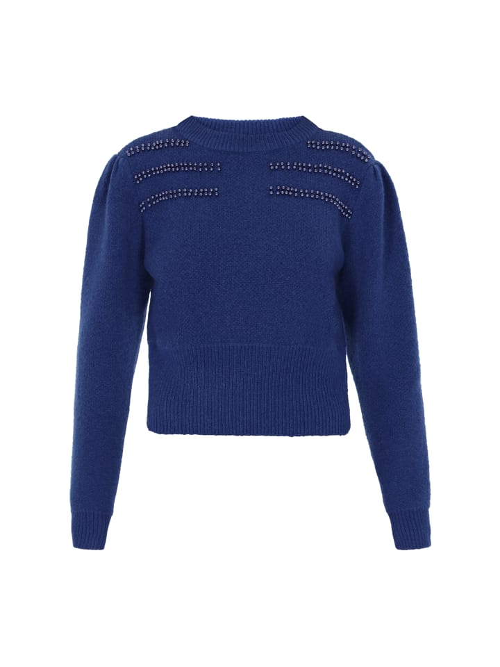 Женский свитер темно-синего цвета myMo
Женский свитер темно-синего цвета myMo