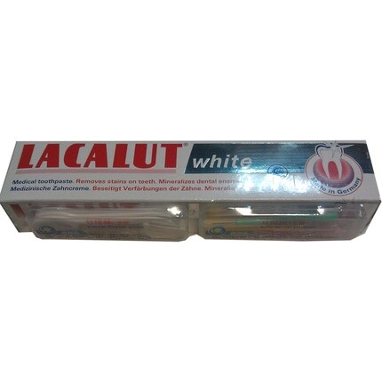 Белая зубная паста 75 мл 2,53 эт. Оз., Lacalut
Белая зубная паста 75 мл 2,53 эт. Оз., Lacalut