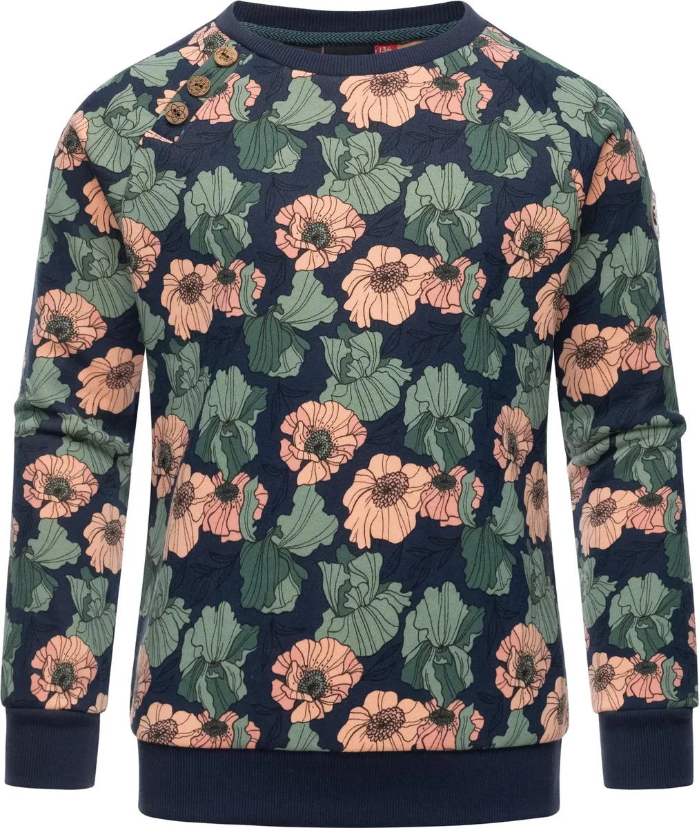 Свитер Ragwear "Darinka Freesia", стильный свитшот для девочек с цветочным узором, цвет морской волны
Свитер Ragwear "Darinka Freesia", стильный свитшот для девочек с цветочным узором, цвет морской волны
