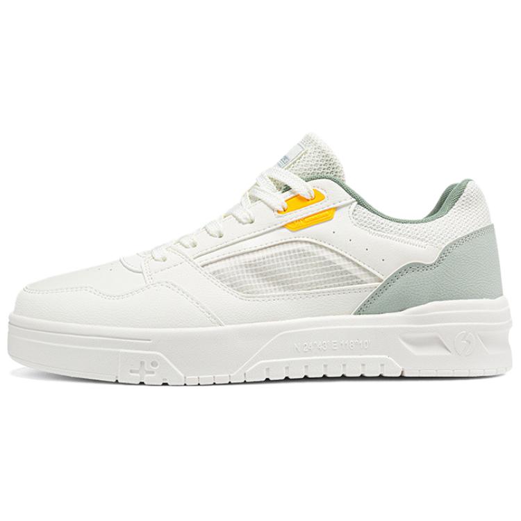 361° Легкие и дышащие низкие кроссовки для скейтбординга, мужские, белые, зеленые
361° Легкие и дышащие низкие кроссовки для скейтбординга, мужские, белые, зеленые