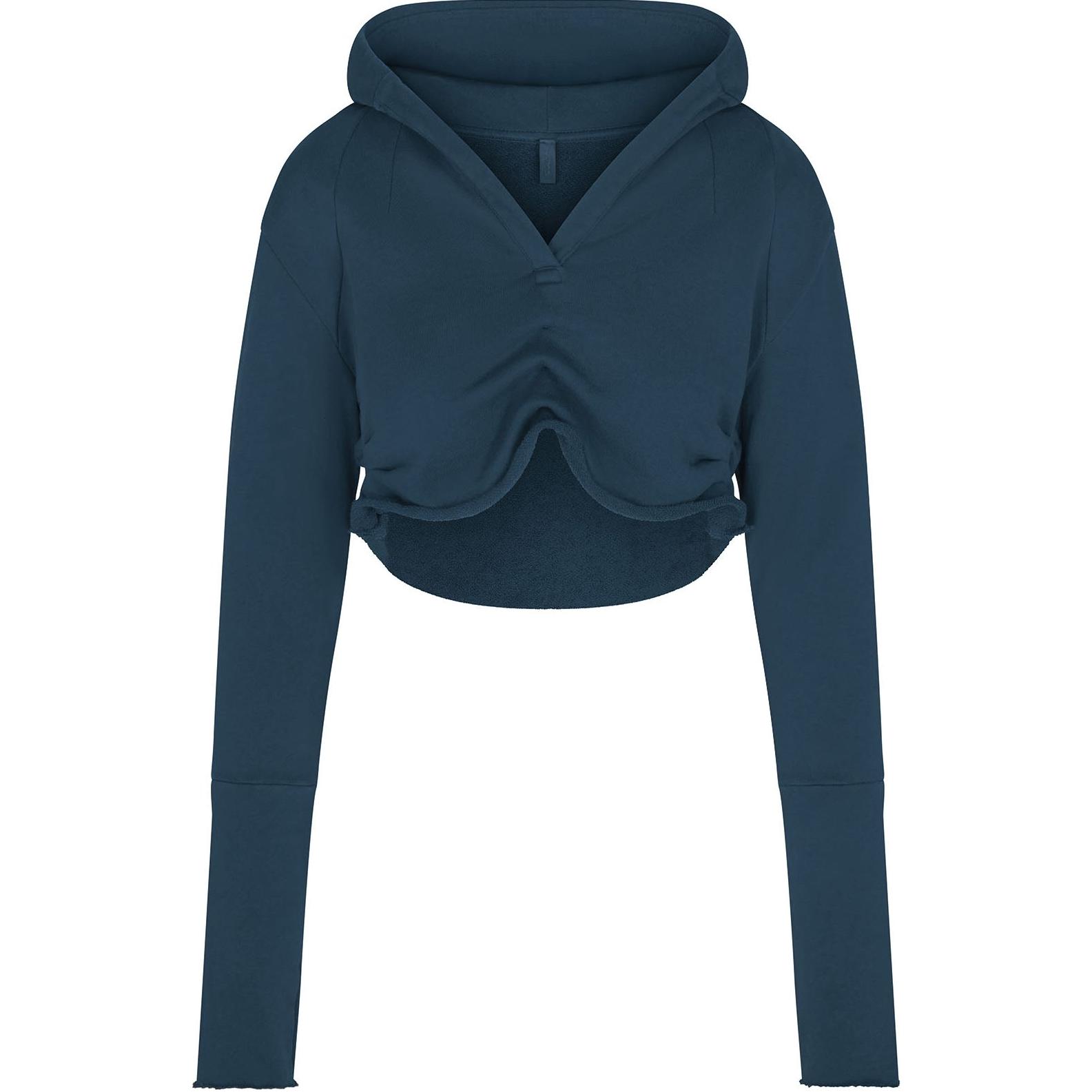 Skims Женская толстовка с капюшоном из французской махровой ткани с наплечниками, цвет индиго/индиго, коллекция SS25
Skims Женская толстовка с капюшоном из французской махровой ткани с наплечниками, цвет индиго/индиго, коллекция SS25