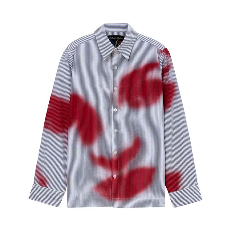 Рубашка KidSuper Blurry Face Airbrush Striped Button-Up Shirt, Red
Рубашка KidSuper Blurry Face Airbrush Striped Button-Up Shirt, Red