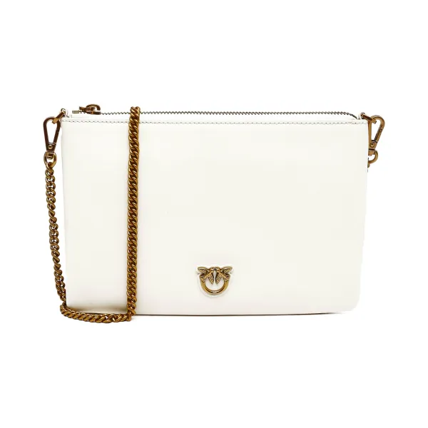 Классический плоский клатч из шелковой телячьей кожи. Pinko, бежевый
Классический плоский клатч из шелковой телячьей кожи. Pinko, бежевый