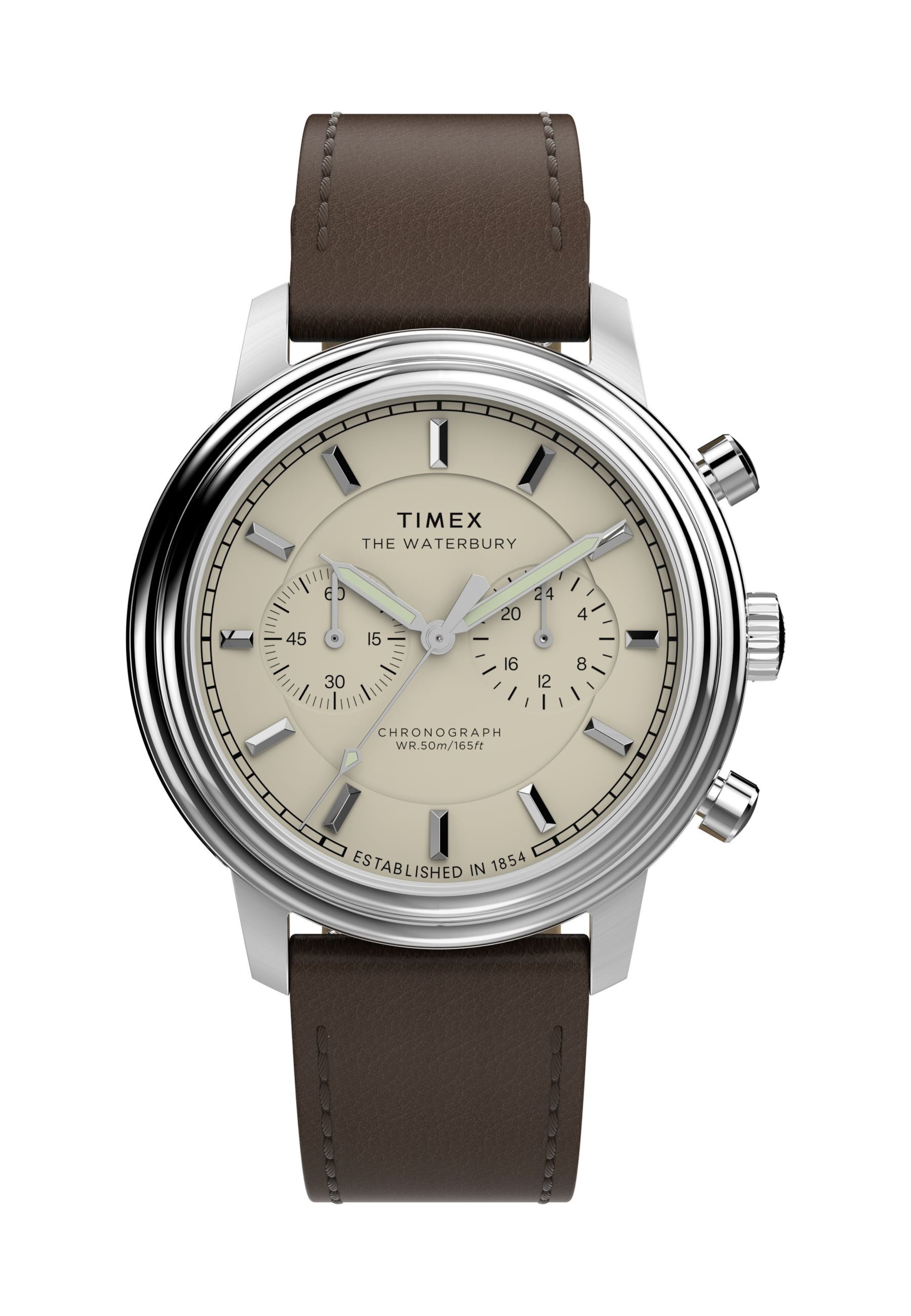 TIMEX Цифровые часы 'Waterbury Metropolitan' в серебристом цвете
TIMEX Цифровые часы 'Waterbury Metropolitan' в серебристом цвете