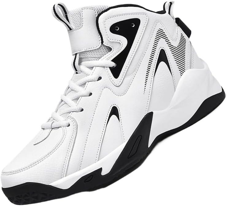 Большие мужские высокие баскетбольные кроссовки - дышащие, с нескользящей подошвой и шнуровкой для занятий в зале, на улице, бега и ходьбы Fusecottc, белый
Большие мужские высокие баскетбольные кроссовки - дышащие, с нескользящей подошвой и шнуровкой для занятий в зале, на улице, бега и ходьбы Fusecottc, белый