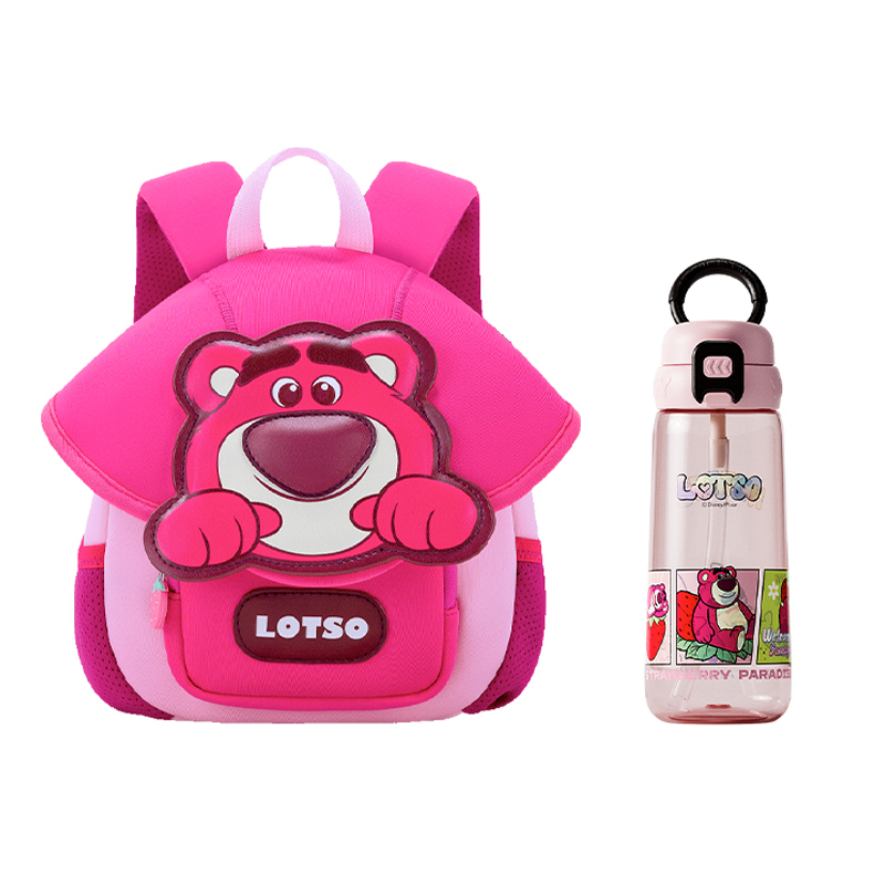 Disney Сумка-рюкзак для малышей серии Strawberry Bear из неопрена с покрытием PU, детский розовый/синий
Disney Сумка-рюкзак для малышей серии Strawberry Bear из неопрена с покрытием PU, детский розовый/синий