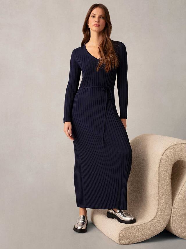 Макси-платье из широкого ребристого трикотажа с v-образным вырезом Ro&Zo, темно-синий
Макси-платье из широкого ребристого трикотажа с v-образным вырезом Ro&Zo, темно-синий