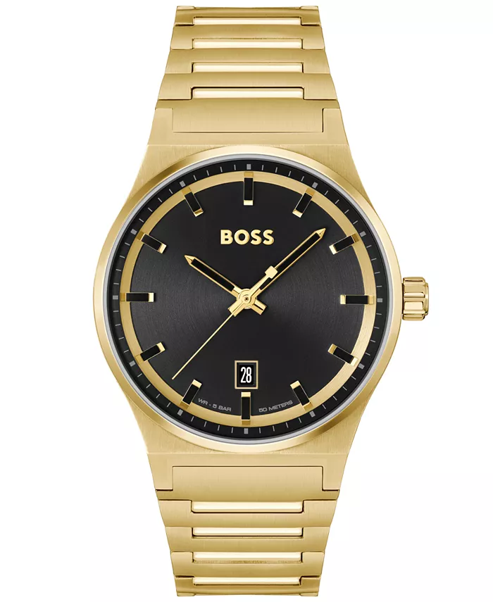 Мужские часы Candor Gold Ion Plated с браслетом из нержавеющей стали, 41 мм Hugo Boss
Мужские часы Candor Gold Ion Plated с браслетом из нержавеющей стали, 41 мм Hugo Boss