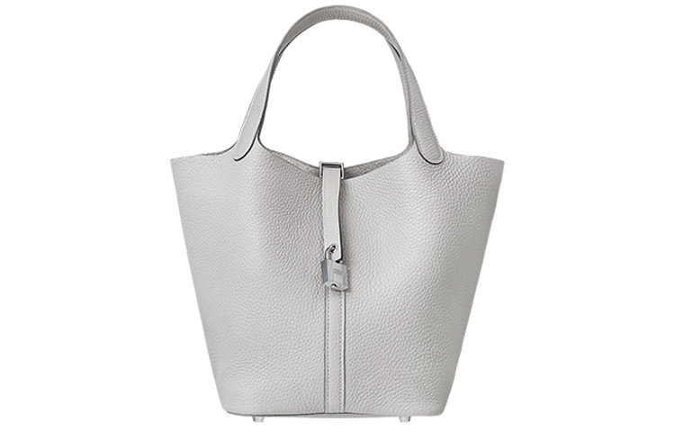 Пикотин Лок Bullock Кожаная Корзина Сумка, Ведро Сумка, Женская Сумка Гри Перл80 Гри Перл Жемчужно-Серый HERMES
Пикотин Лок Bullock Кожаная Корзина Сумка, Ведро Сумка, Женская Сумка Гри Перл80 Гри Перл Жемчужно-Серый HERMES