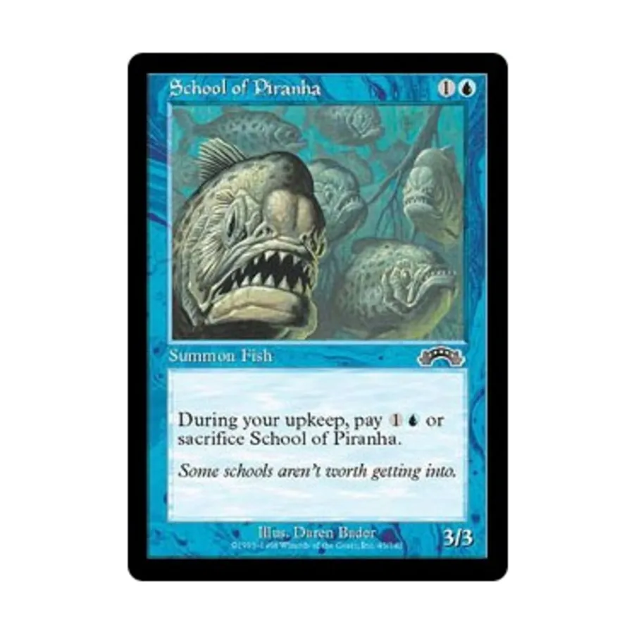CCG Школа Пираньи (К), MTG - Exodus 
CCG Школа Пираньи (К), MTG - Exodus