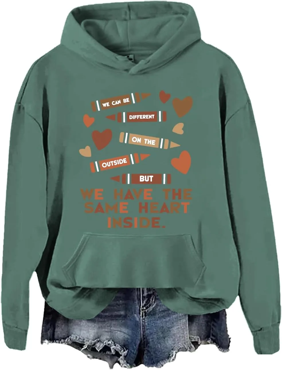 Толстовка Black History Month We Can Be Different On The Outside But We Have The Same Heart Inside JWVEL
Толстовка Black History Month We Can Be Different On The Outside But We Have The Same Heart Inside JWVEL