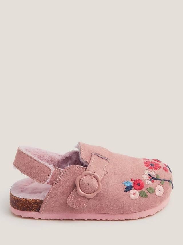 Детские клоги с искусственным мехом и цветочной вышивкой Monsoon, Pink
Детские клоги с искусственным мехом и цветочной вышивкой Monsoon, Pink