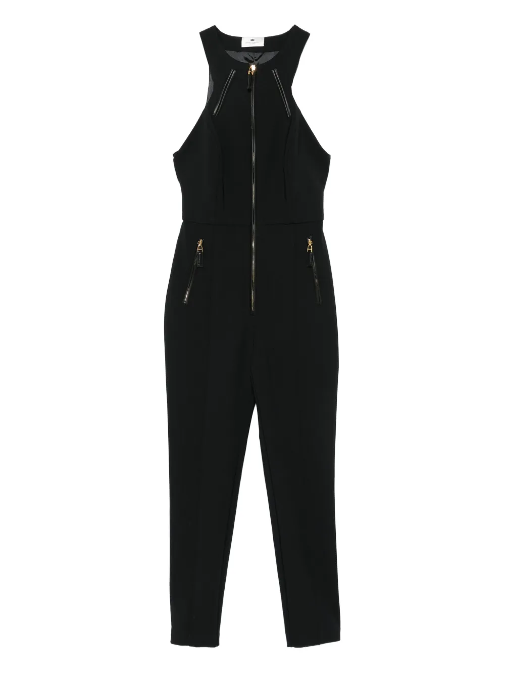 Комбинезон на молнии с вырезом халтер Elisabetta Franchi, черный
Комбинезон на молнии с вырезом халтер Elisabetta Franchi, черный