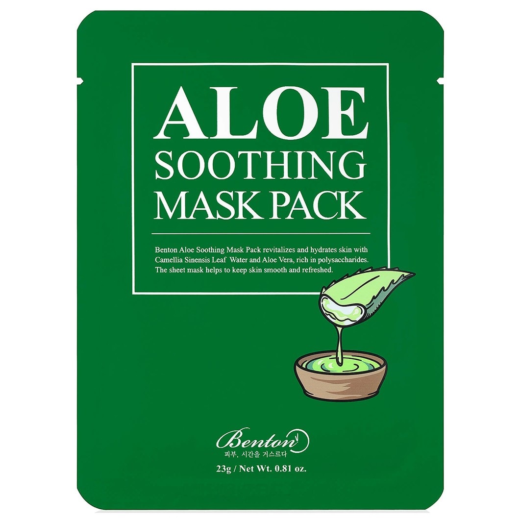 Маска для лица aloe soothing mask pack Benton, вес 20 гр.
Маска для лица aloe soothing mask pack Benton, вес 20 гр.