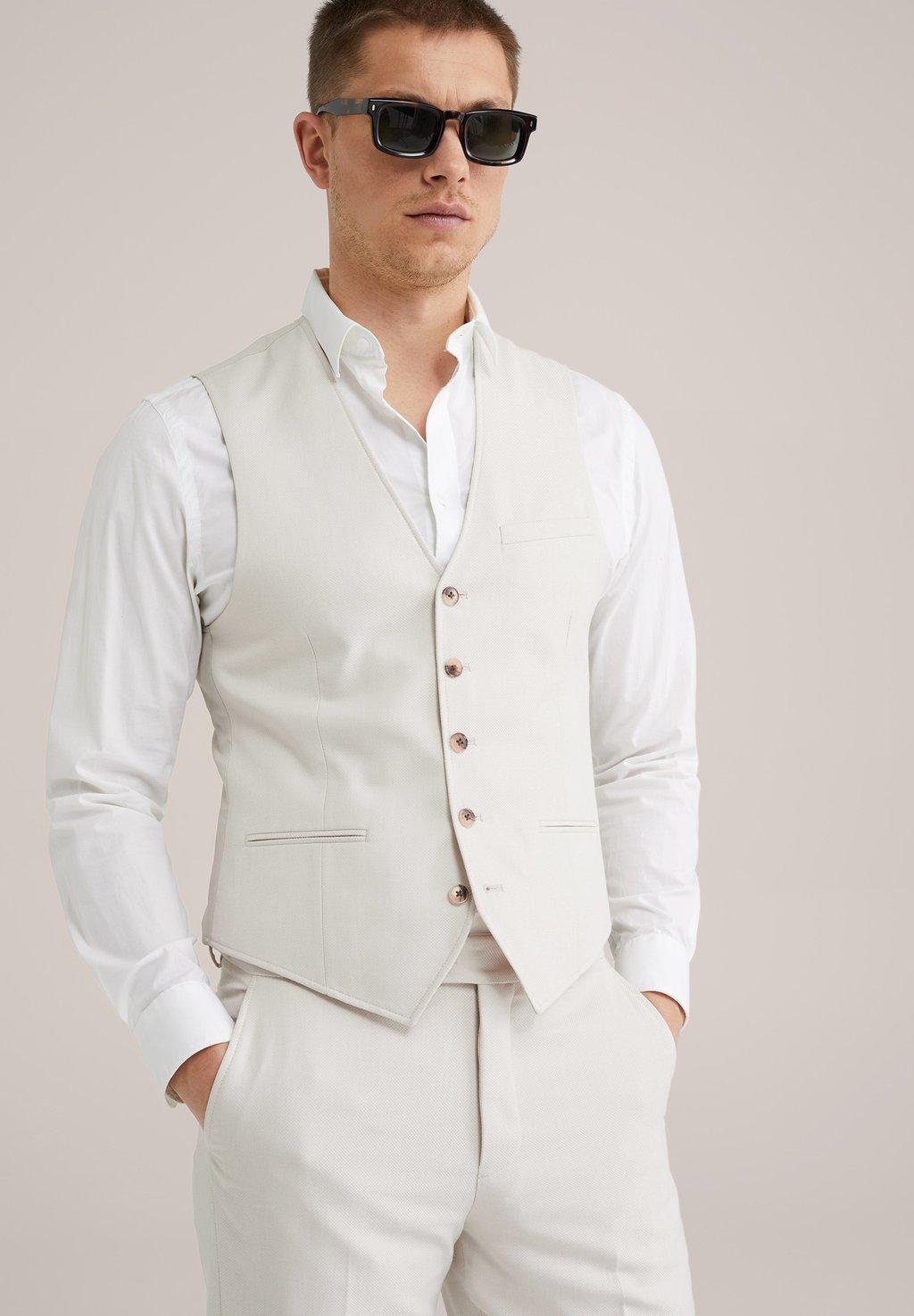 Костюмный жилет WE Fashion, бежевый
Костюмный жилет WE Fashion, бежевый