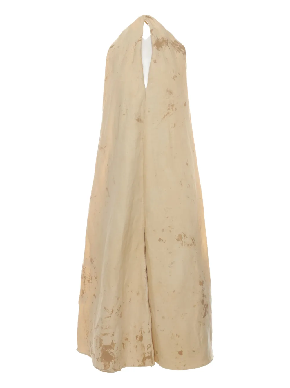 Платье миди Aloe с открытой спиной Uma Wang, нейтральный 
Платье миди Aloe с открытой спиной Uma Wang, нейтральный