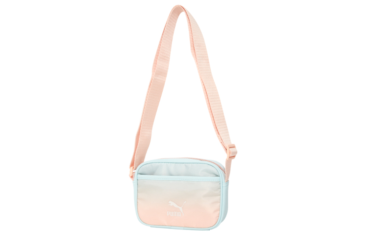 Сумка через плечо из ткани с искусственной кожей, фотосумка, женская сумка на плечо розово-голубая градиентная PUMA
Сумка через плечо из ткани с искусственной кожей, фотосумка, женская сумка на плечо розово-голубая градиентная PUMA