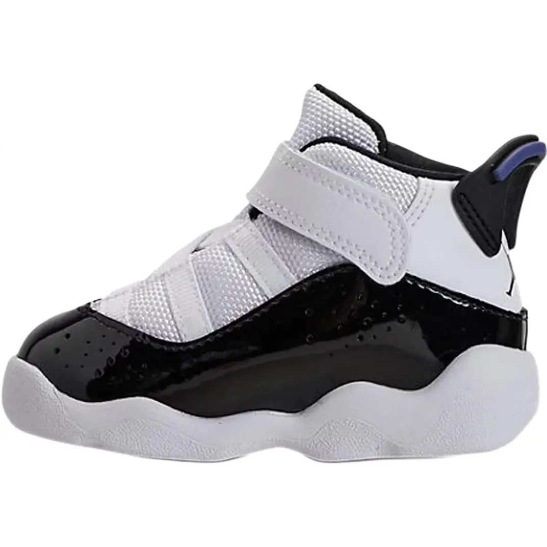 Обувь для малышей Air 6 Rings Baby, кроссовки Jordan, черный/белый
Обувь для малышей Air 6 Rings Baby, кроссовки Jordan, черный/белый