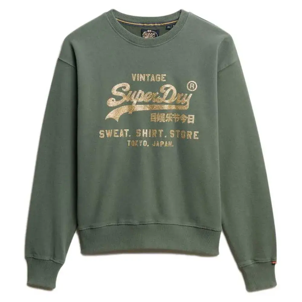 Толстовка Superdry Embellished Vl Loose Fit, зеленый
Толстовка Superdry Embellished Vl Loose Fit, зеленый