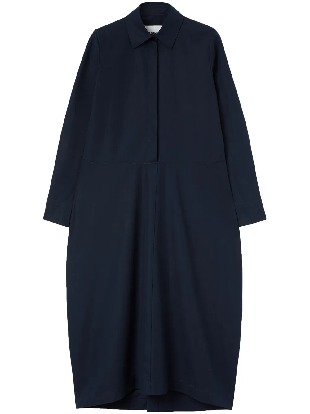 Платье-рубашка из органического хлопка JIL SANDER, синий
Платье-рубашка из органического хлопка JIL SANDER, синий