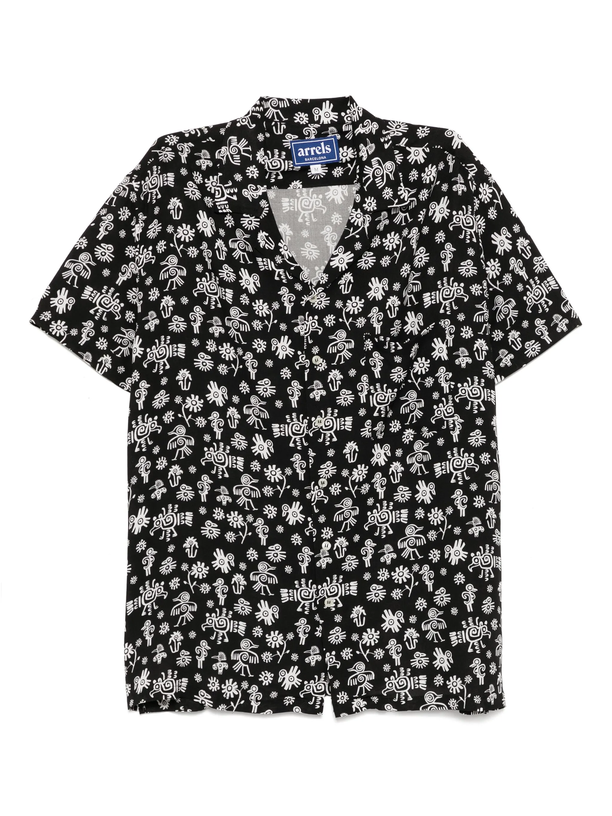 Рубашка с узором Arrels Barcelona, черный
Рубашка с узором Arrels Barcelona, черный