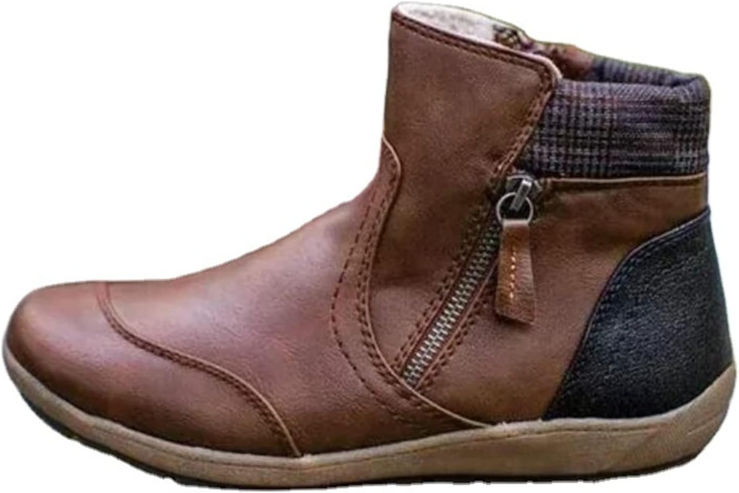 Женские ботильоны вестерн-ковбойские, с круглым носком, короткие, с боковой молнией, винтажная кожа, амортизирующие, классические высокие, военные, на плоском каблуке, для ходьбы Kvotuu, коричневый
Женские ботильоны вестерн-ковбойские, с круглым носком, короткие, с боковой молнией, винтажная кожа, амортизирующие, классические высокие, военные, на плоском каблуке, для ходьбы Kvotuu, коричневый