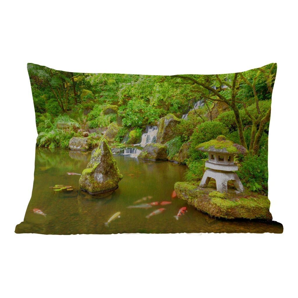 Подушка для улицы MuchoWow - Водопад - Кои - Японский фонарик - Мох - Вода - 50x30 см - Устойчивость к атмосферным воздействиям - Подушка для отдыха - Чехол на подушку - Хлопчатобумажная ткань - Декоративные наволочки, мультиколор
Подушка для улицы MuchoWow - Водопад - Кои - Японский фонарик - Мох - Вода - 50x30 см - Устойчивость к атмосферным воздействиям - Подушка для отдыха - Чехол на подушку - Хлопчатобумажная ткань - Декоративные наволочки, мультиколор