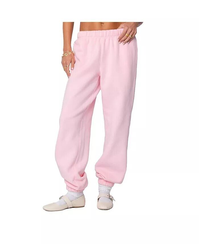 Женские спортивные штаны оверсайз Clark Edikted, розовый
Женские спортивные штаны оверсайз Clark Edikted, розовый