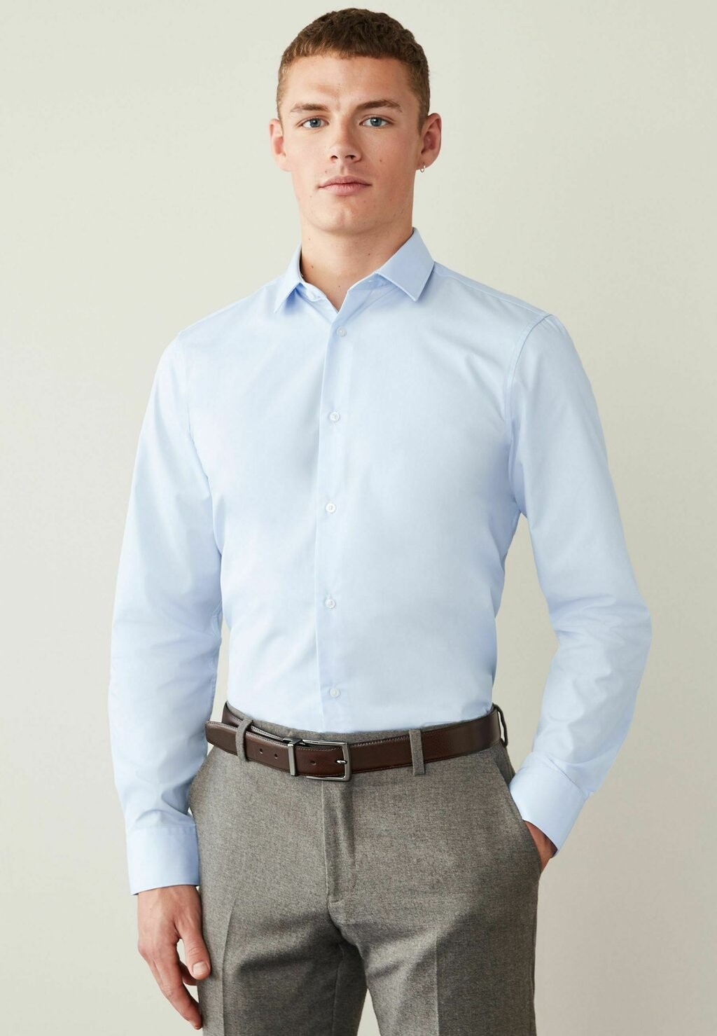 Официальная рубашка REGULAR FIT SINGLE CUFF Next, синий 
Официальная рубашка REGULAR FIT SINGLE CUFF Next, синий