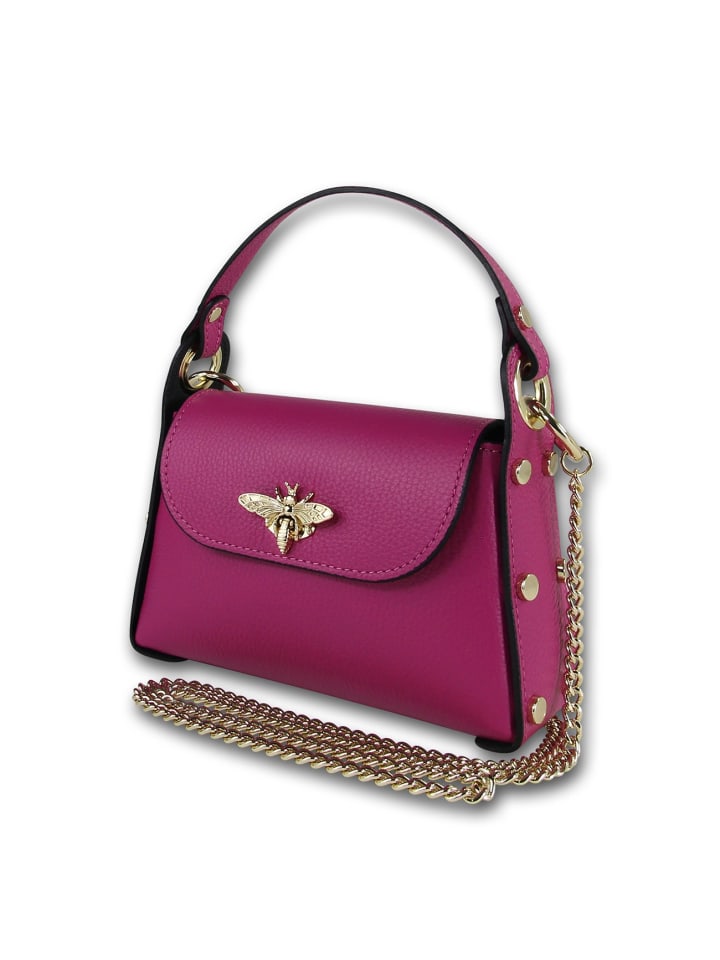 Кожаная сумка через плечо Toscanto, розовая, фуксия, примерно 19 см Toscanto
Кожаная сумка через плечо Toscanto, розовая, фуксия, примерно 19 см Toscanto