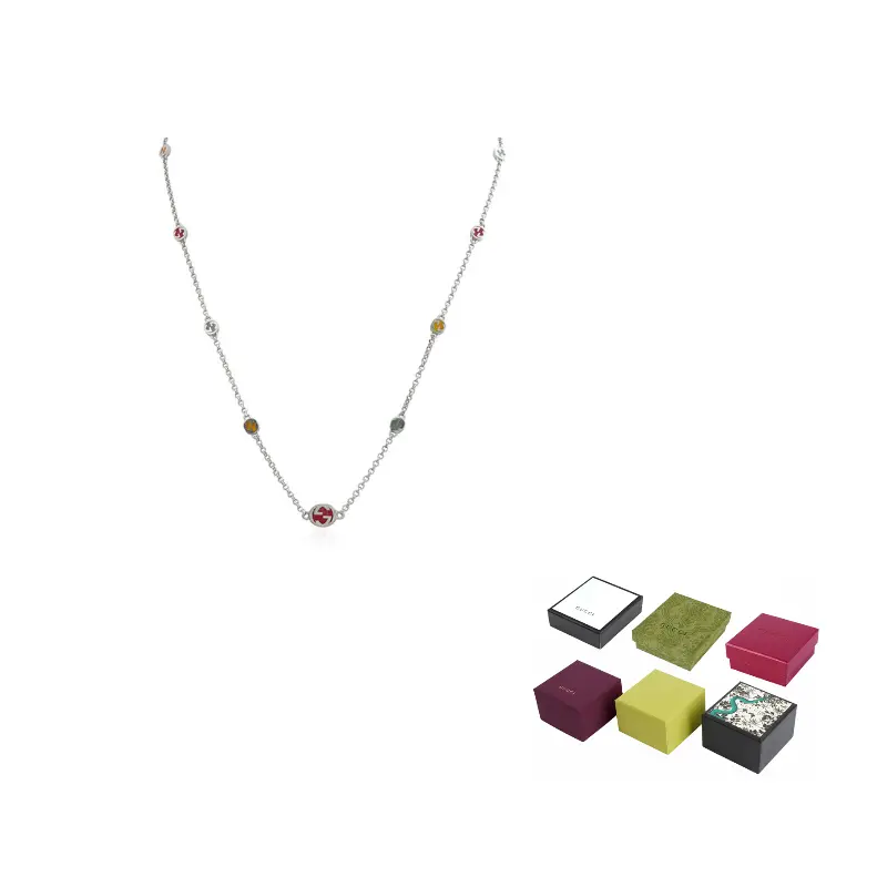 GUCCI Серебряное ожерелье с эмалью Sterling Silver
GUCCI Серебряное ожерелье с эмалью Sterling Silver