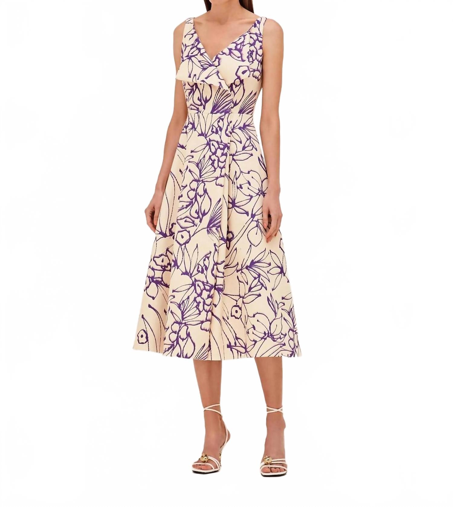 Платье Vermeer в фиолетовом и цвете слоновой кости ALEXIS
Платье Vermeer в фиолетовом и цвете слоновой кости ALEXIS