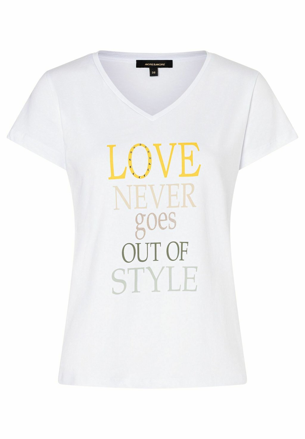 Футболка с принтом More & More, белый
Футболка с принтом More & More, белый