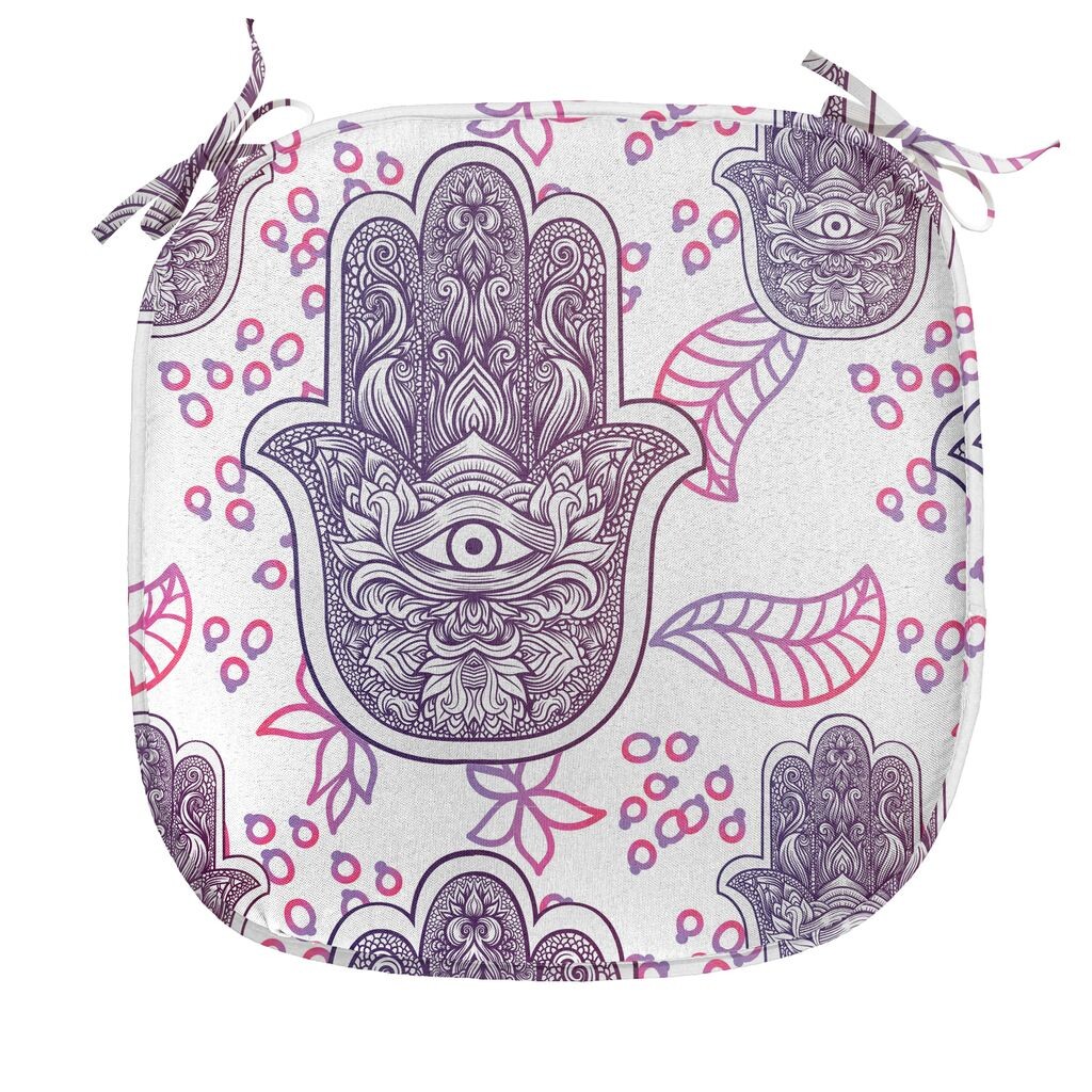 ABAKUHAUS Подушка для обеденного стула Hamsa, круги из листьев омбре, декоративная водонепроницаемая подушка с ремнями для кухонных сидений, 40 см x 40 см, ярко-розовый и лавандовый
ABAKUHAUS Подушка для обеденного стула Hamsa, круги из листьев омбре, декоративная водонепроницаемая подушка с ремнями для кухонных сидений, 40 см x 40 см, ярко-розовый и лавандовый