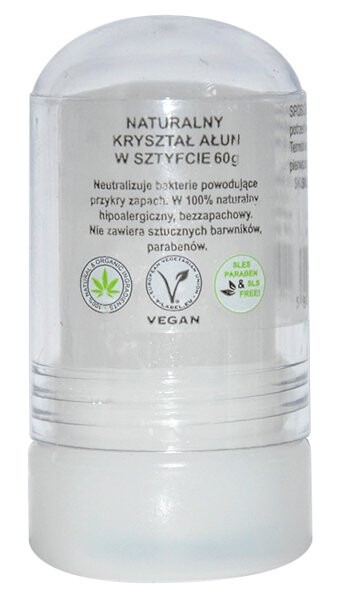 Биомика, палочка из натуральных кристаллических квасцов, 60 г Biomika
Биомика, палочка из натуральных кристаллических квасцов, 60 г Biomika