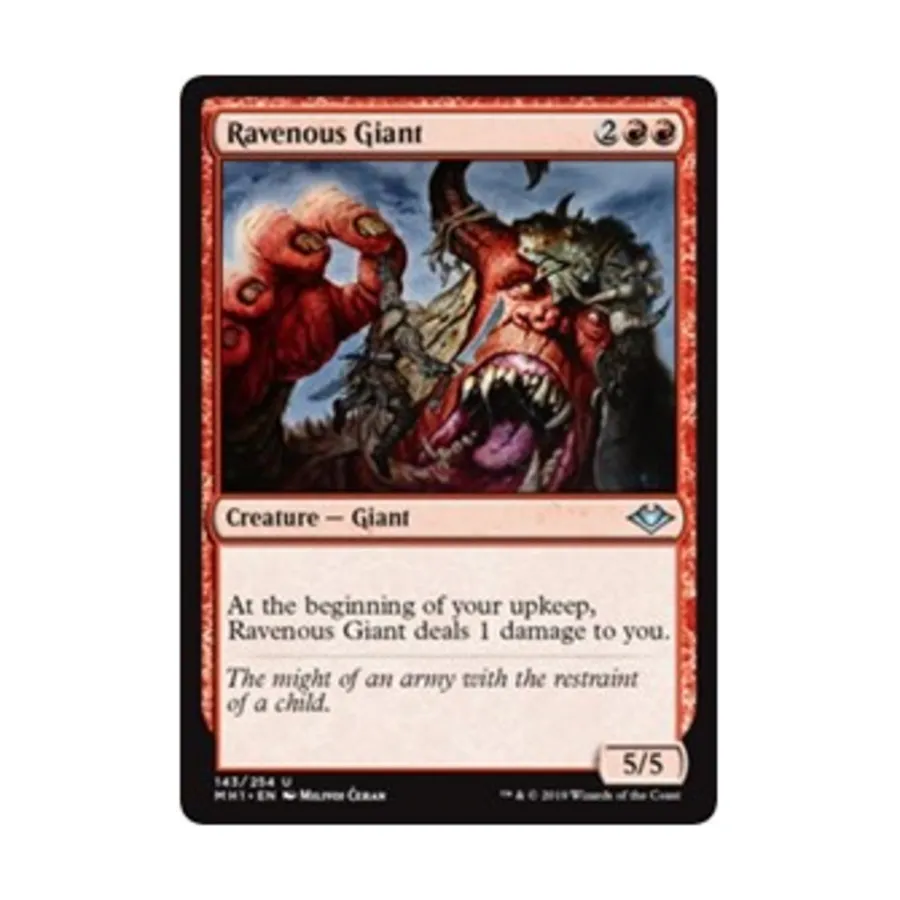 CCG Хищный великан (U), MTG - Modern Horizons
CCG Хищный великан (U), MTG - Modern Horizons