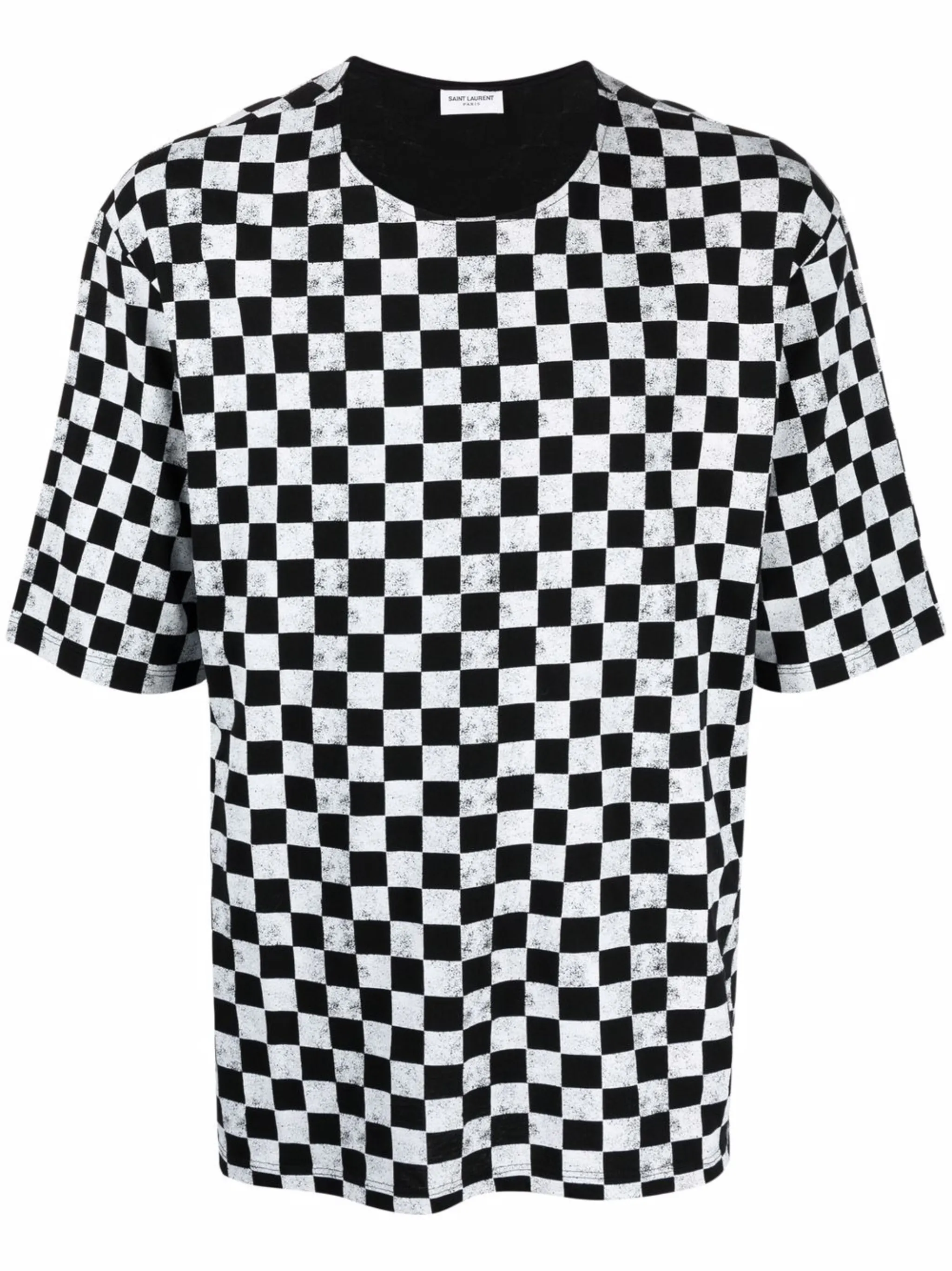 Футболка в клетку Saint Laurent, черный
Футболка в клетку Saint Laurent, черный