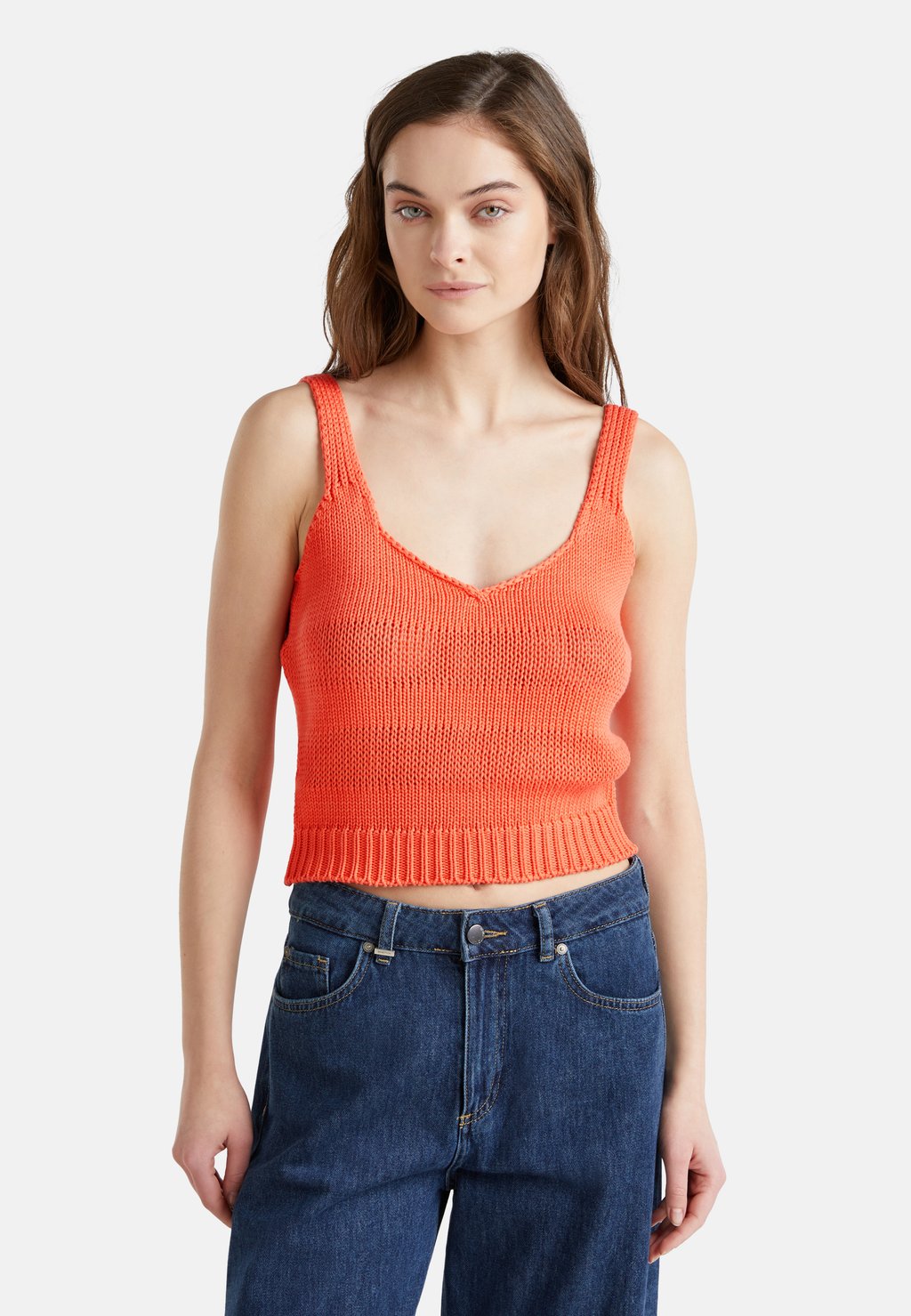 Топ TANK United Colors of Benetton, оранжевый
Топ TANK United Colors of Benetton, оранжевый