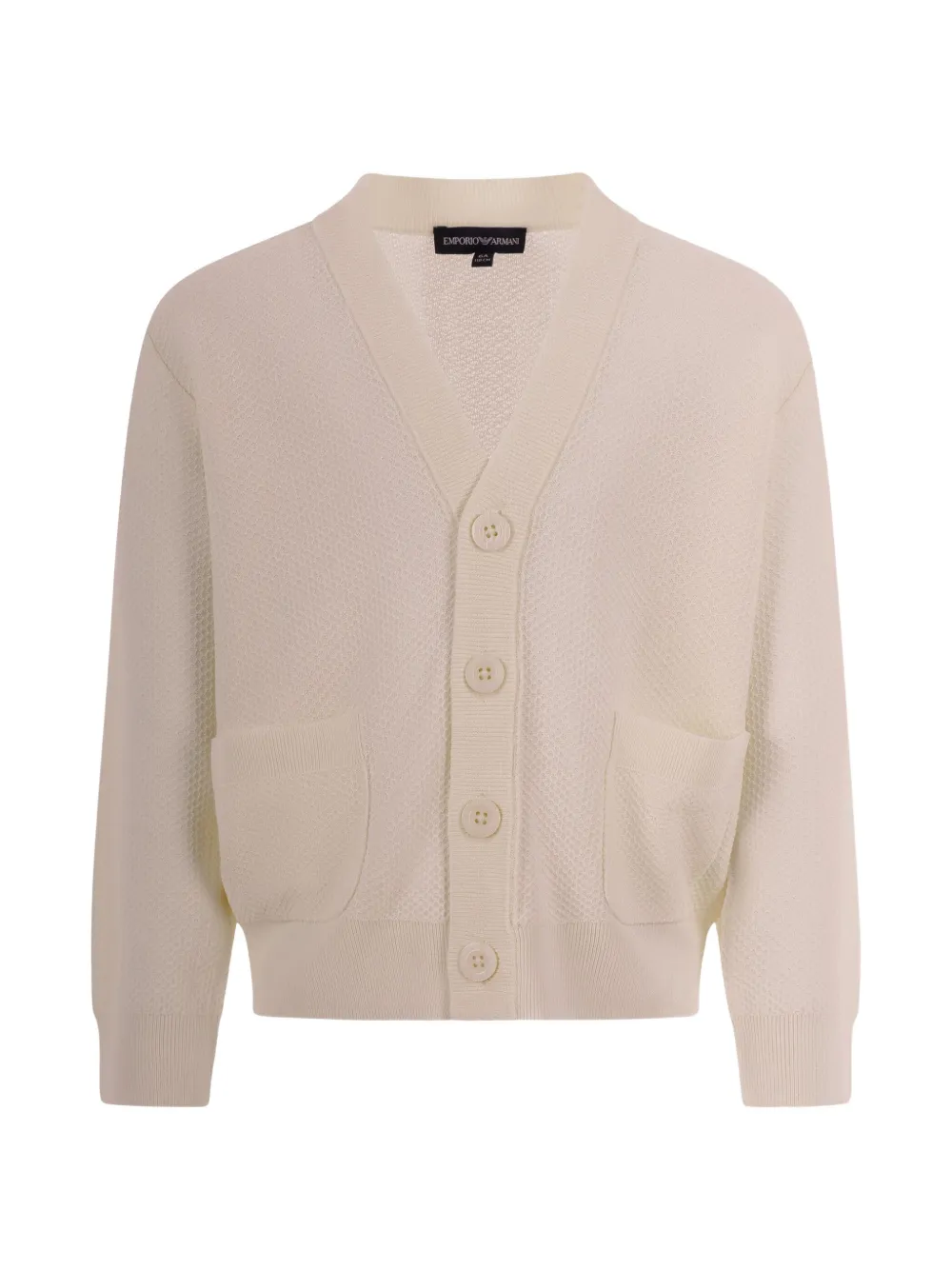 Кардиган с карманом на пуговицах Emporio Armani Kids, нейтральный
Кардиган с карманом на пуговицах Emporio Armani Kids, нейтральный