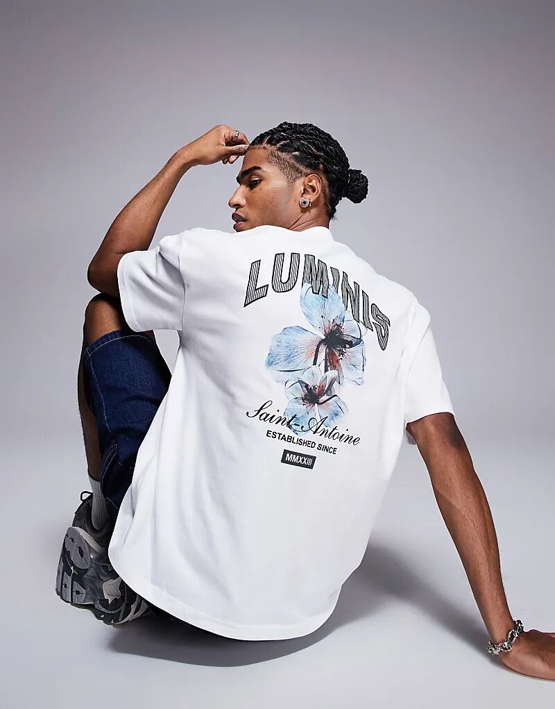 Футболка River Island Luminis с цветочным принтом свободного кроя белого цвета
Футболка River Island Luminis с цветочным принтом свободного кроя белого цвета