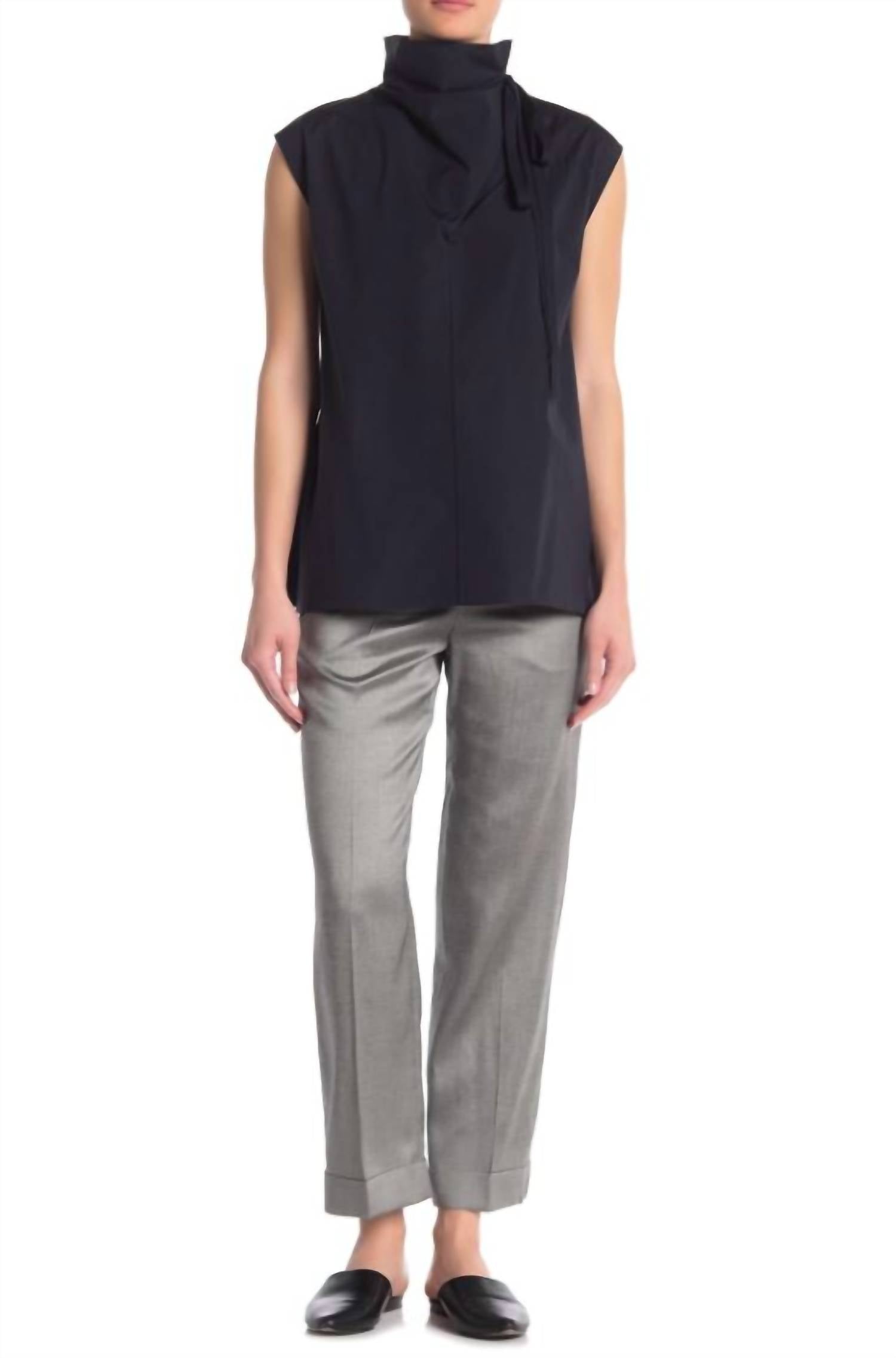 Укороченные брюки с манжетами, прямые, струящиеся, меланжевые брюки серого цвета Theory
Укороченные брюки с манжетами, прямые, струящиеся, меланжевые брюки серого цвета Theory