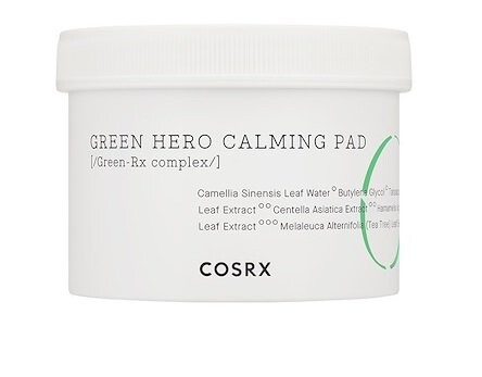 Очищающие подушечки с зеленым чаем 70 шт COSRX One Step Green Hero Calming Pad -
Очищающие подушечки с зеленым чаем 70 шт COSRX One Step Green Hero Calming Pad -