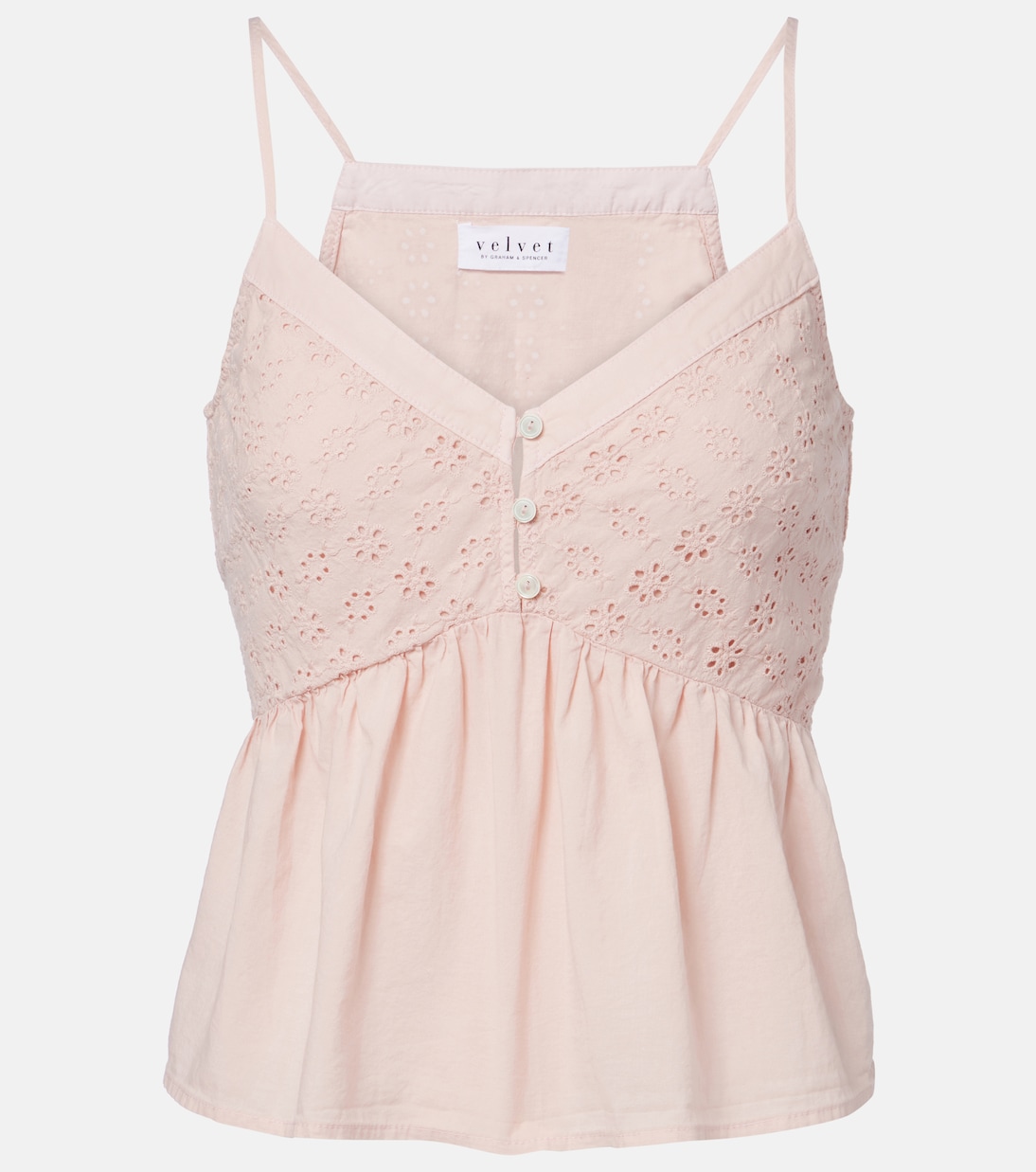 Топ Aliah из вышитого хлопкового поплина Velvet, Ballet
Топ Aliah из вышитого хлопкового поплина Velvet, Ballet