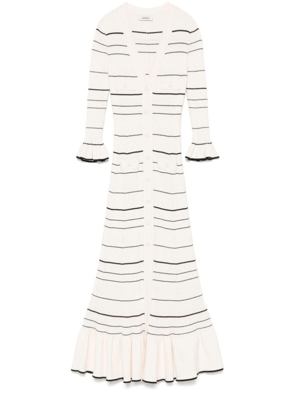 SANDRO трикотажное платье макси, белый
SANDRO трикотажное платье макси, белый