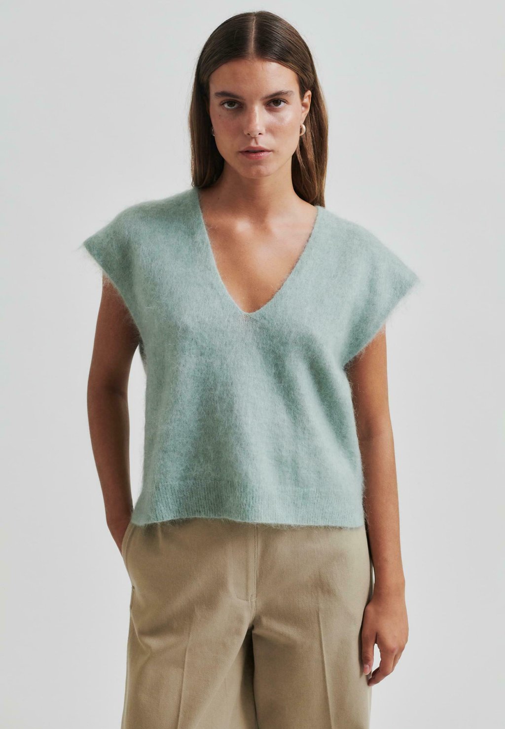 Базовая футболка Second Female, зеленый
Базовая футболка Second Female, зеленый