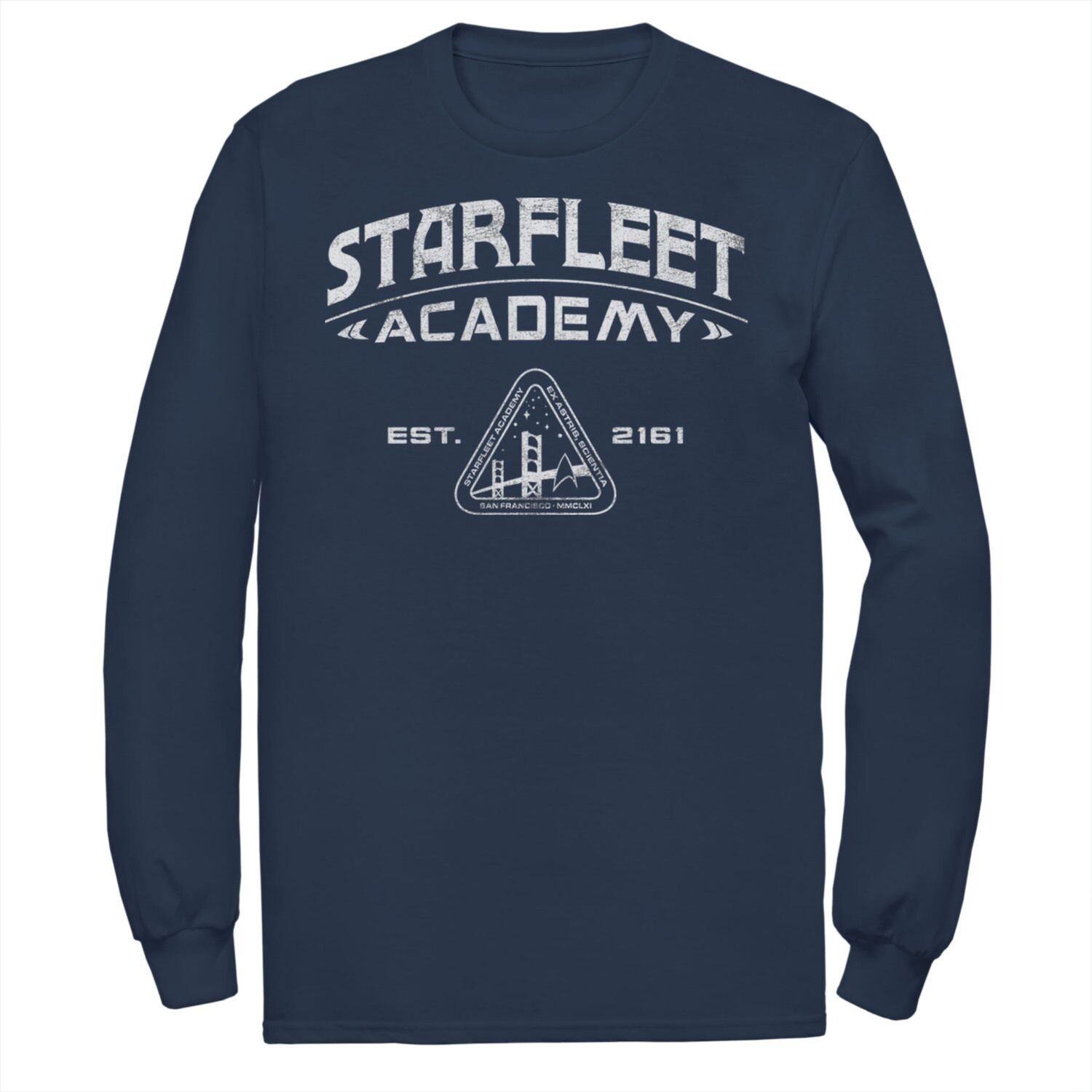 Мужская винтажная футболка Star Trek Starfleet Academy 2161 Licensed Character
Мужская винтажная футболка Star Trek Starfleet Academy 2161 Licensed Character