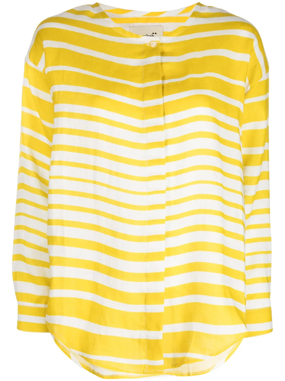 Льняная рубашка в полоску Bambah, желтый
Льняная рубашка в полоску Bambah, желтый