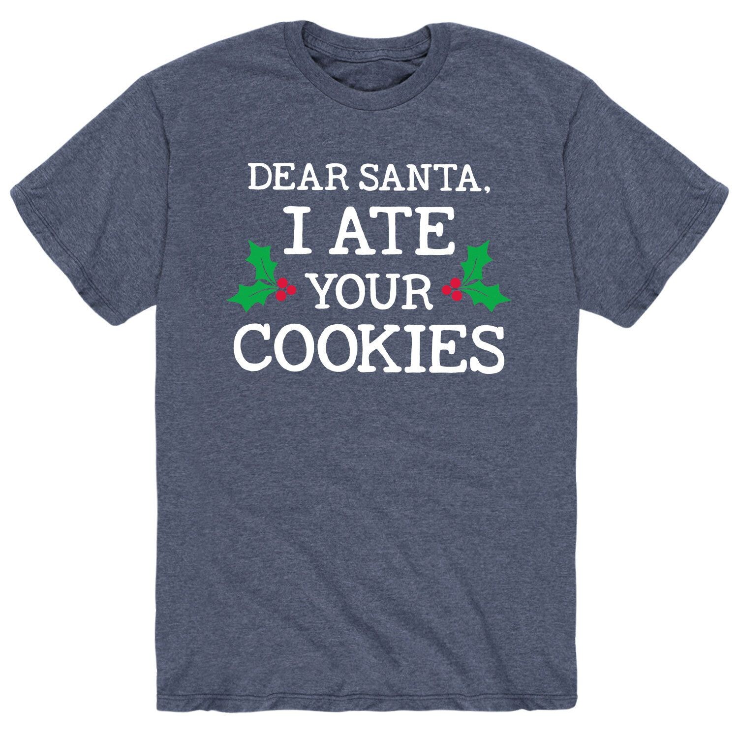 Мужская футболка «Дорогой Санта, я съел твое печенье» Licensed Character
Мужская футболка «Дорогой Санта, я съел твое печенье» Licensed Character