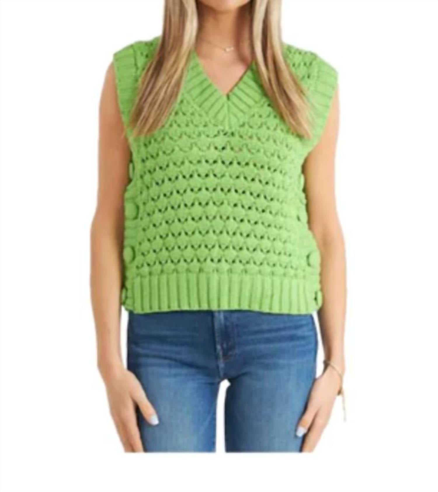 Вязаный жилет Beckmann цвета зеленого яблока Dèluc, Зеленый, Вязаный жилет Beckmann цвета зеленого яблока Dèluc
Вязаный жилет Beckmann цвета зеленого яблока Dèluc, Зеленый, Вязаный жилет Beckmann цвета зеленого яблока Dèluc